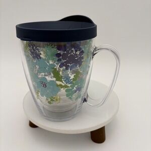 Tervis FIESTA Floral Design Mug with Lid Double Wall Insulated 24 oz